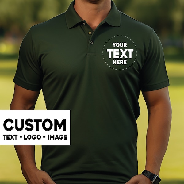 Customized Polo Shirts with Logo - Work Polos, Personalized Sports & Golf Shirts, Team Uniforms, Corporate Branded Apparel