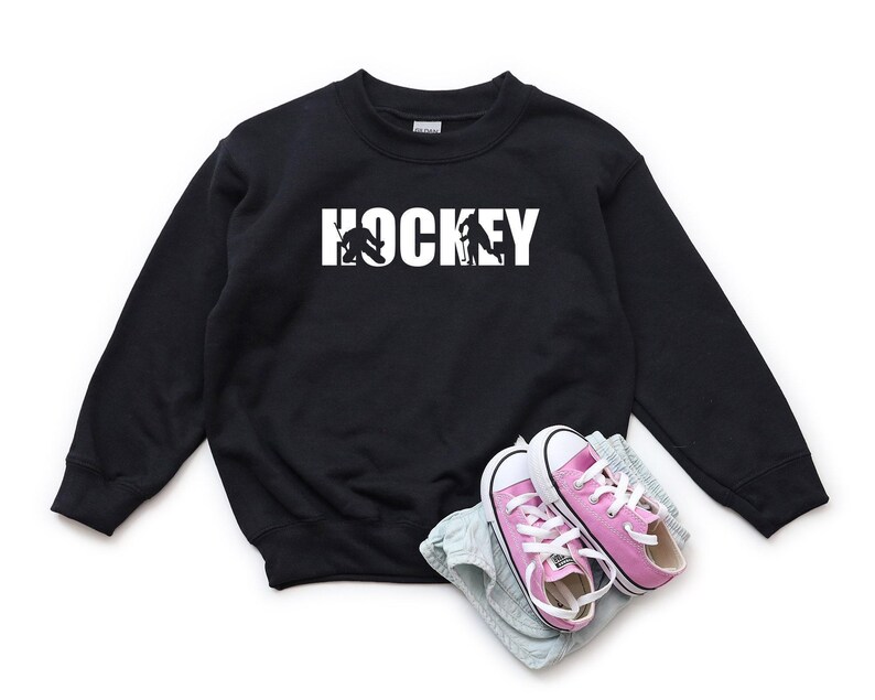 Hockey Sweatshirt, Ice Hockey Sweater, Hockey Player Sweatshirt, Hockey Gifts, Hockey Coach Pullover, Hockey Lover Gift image 4