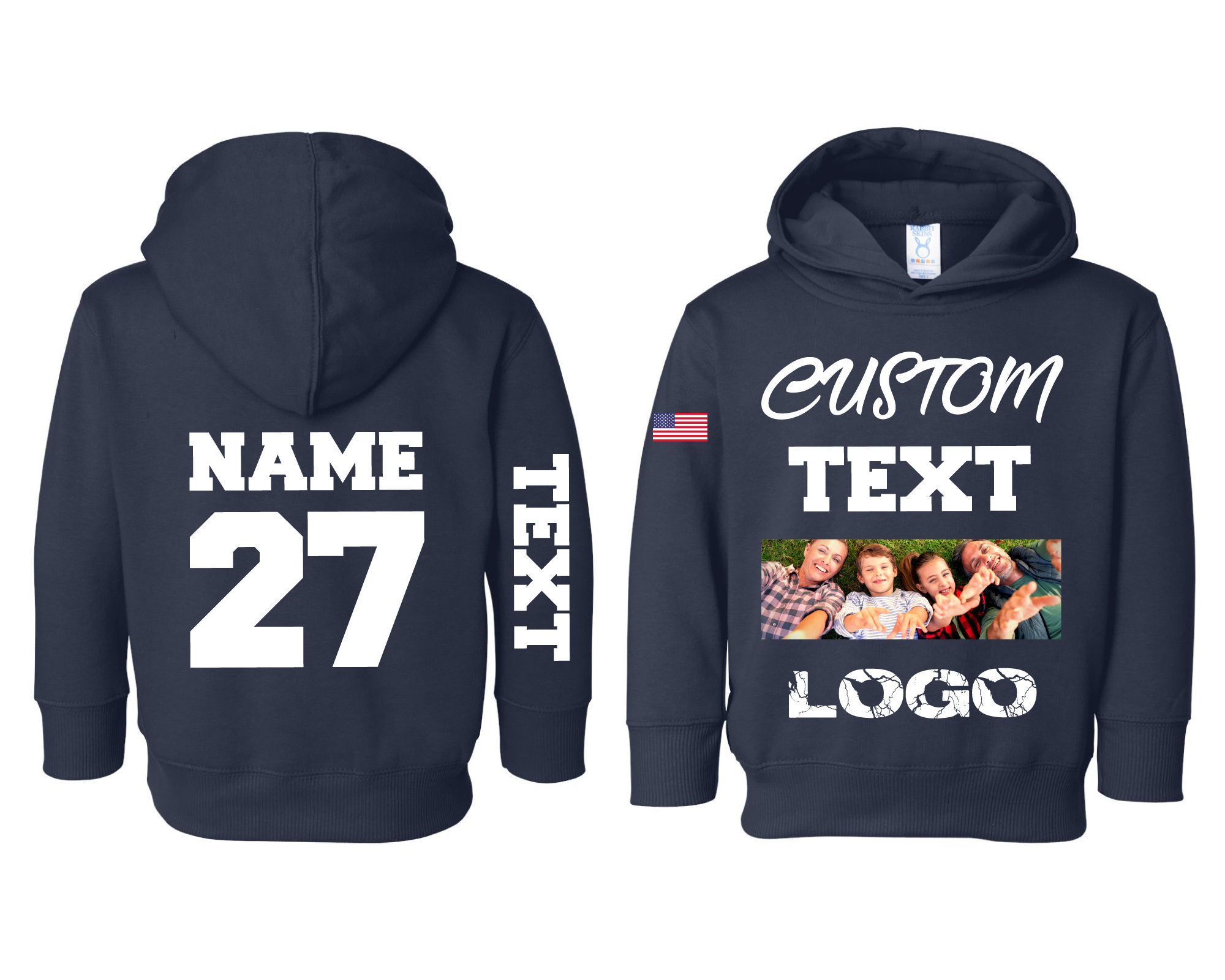 Custom Hoodie Custom Logo Hoodie Personalized Text Sweatshirt