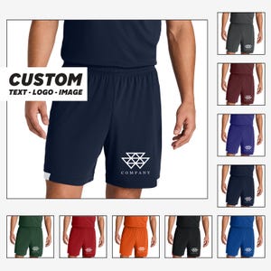 Custom Performance Shorts - Moisture-Wicking Athletic Shorts, Personalized Workout Shorts, Quick-Dry Sports Shorts, Custom Logo Gym Shorts