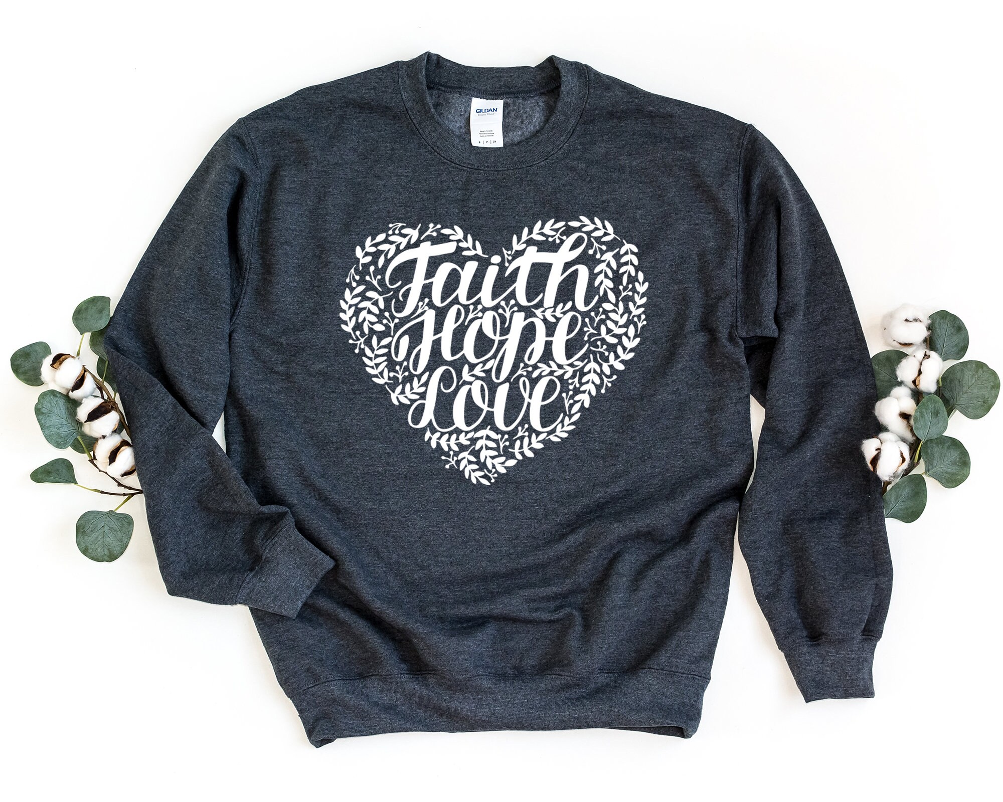 Faith hope love jumper hotsell