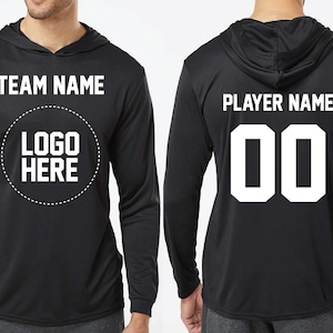 Custom Long Sleeve Hoodie: Lightweight, Quick-Dry, UV Protection