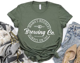 Brewing Co Shirt, Mamas Boobery T-Shirt, Breastfeeding Brewery Tee, Funny Breastfeeding T-Shirt, New Mom Gift, Baby Shower Gift