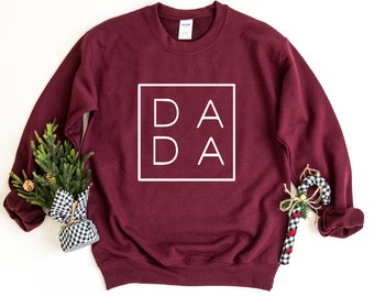 Dada Sweatshirt, Gift For Dada, Father's Day Sweater, Grandpa Crewneck Sweatshirt, Father's Day Gift, Grandpa Gift, Daddy Pullover