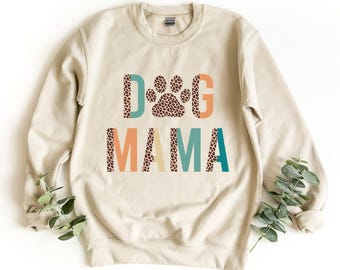 Dog Lover Sweatshirt, Retro Leopard Print (Unisex Sizes)
