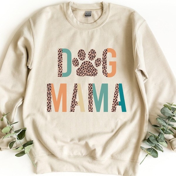 Felpa per amanti dei cani, stampa leopardata retrò (taglie unisex)