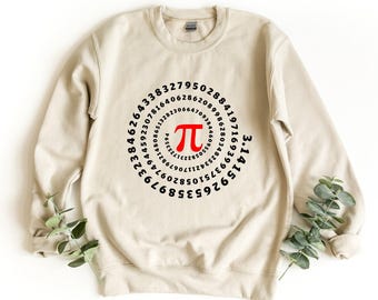 Pi Day Sweatshirt, Math Teacher Sweatshirt, Pi Day Crewneck Sweater, Math Teacher Gift, Pi Day Oversize Sweatshirt, Pi Day Gift, 3 14