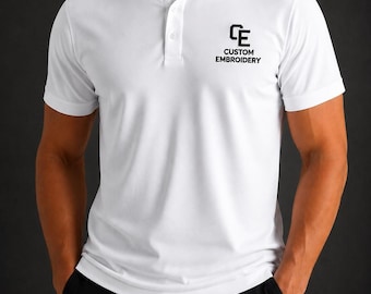 Polo Dry-Fit personalizzata con ricamo, logo aziendale, maglietta per uniforme aziendale