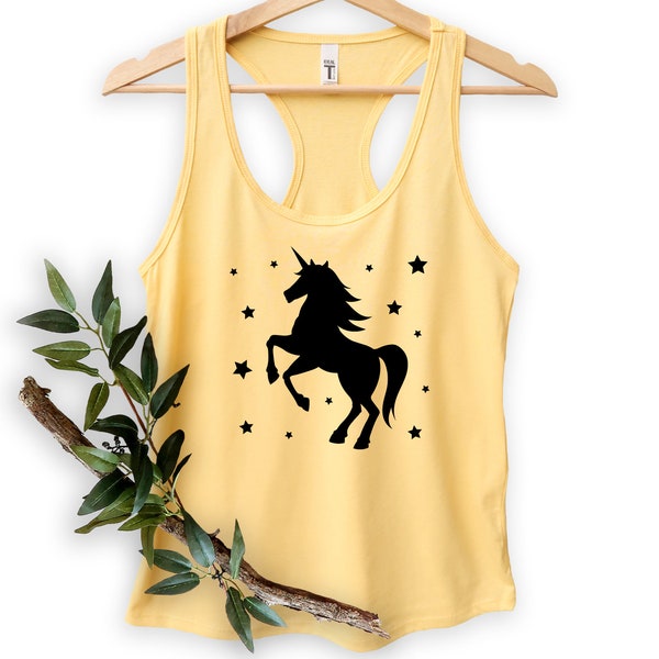 Unicorn Tank Top Etsy