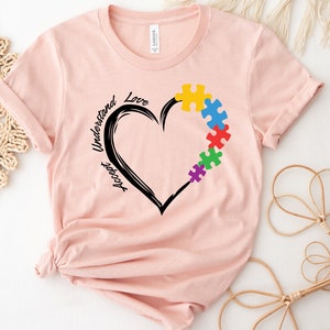 Autism Shirt, Accept Understand Love Autism Awareness Month, Autism Support T-Shirt, Gift For Special Education Teacher, Puzzle Piece Shirt