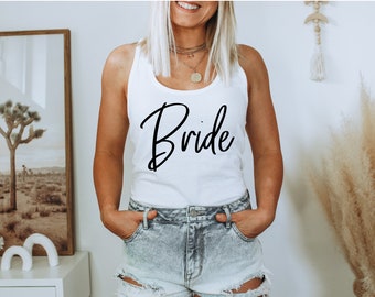 Bride Tank, Bride Tank, Bachelorette Party, Bridal Party Tank, Bridesmaid Tank, Gift For Bride, Bride Gift, Bridal Tank