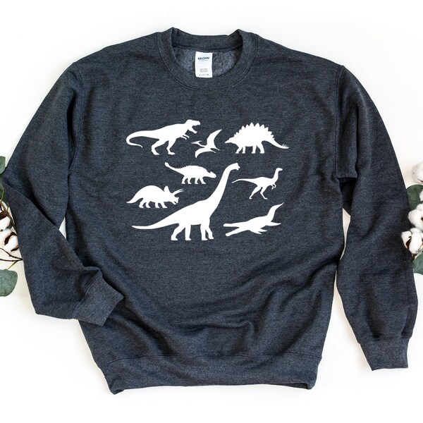 Dinosaur Sweatshirt Etsy