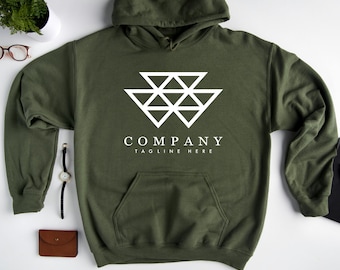 Custom Hoodie Personalized Sweatshirt – Add Your Text or Logo –  Customizable Hoodie for Birthdays, Events, Business, or Teams