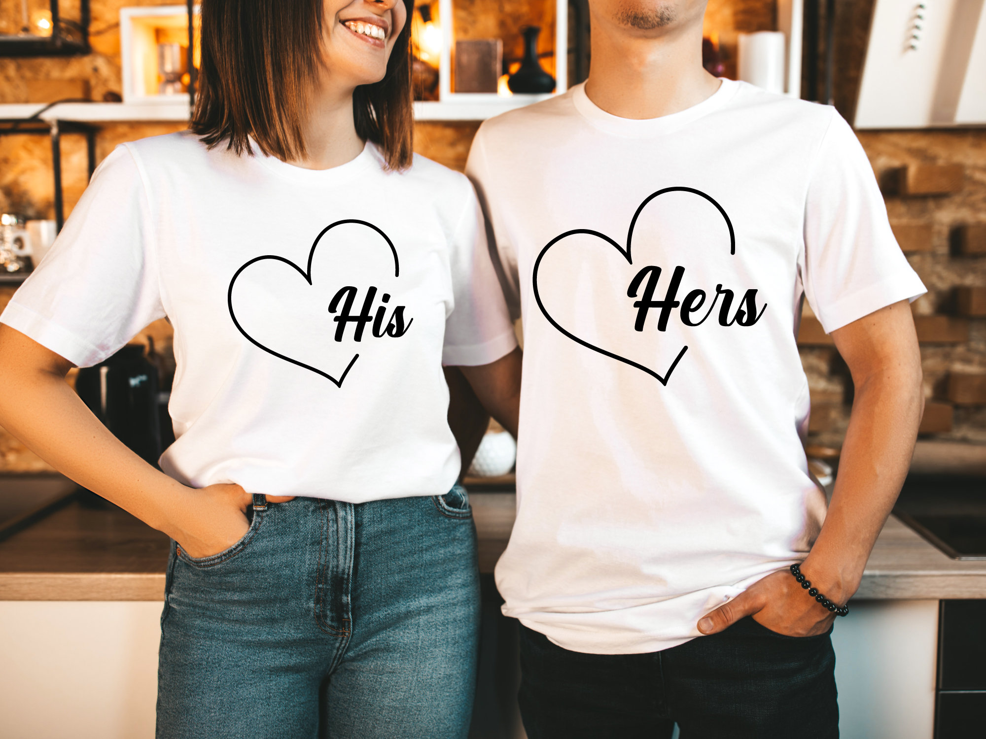 Couples Shirts His Hers Shirts Valentines Day Shirt Anniversary Gift Matching Shirts His and Hers Shirt Matching Couple Tshirt Etsy