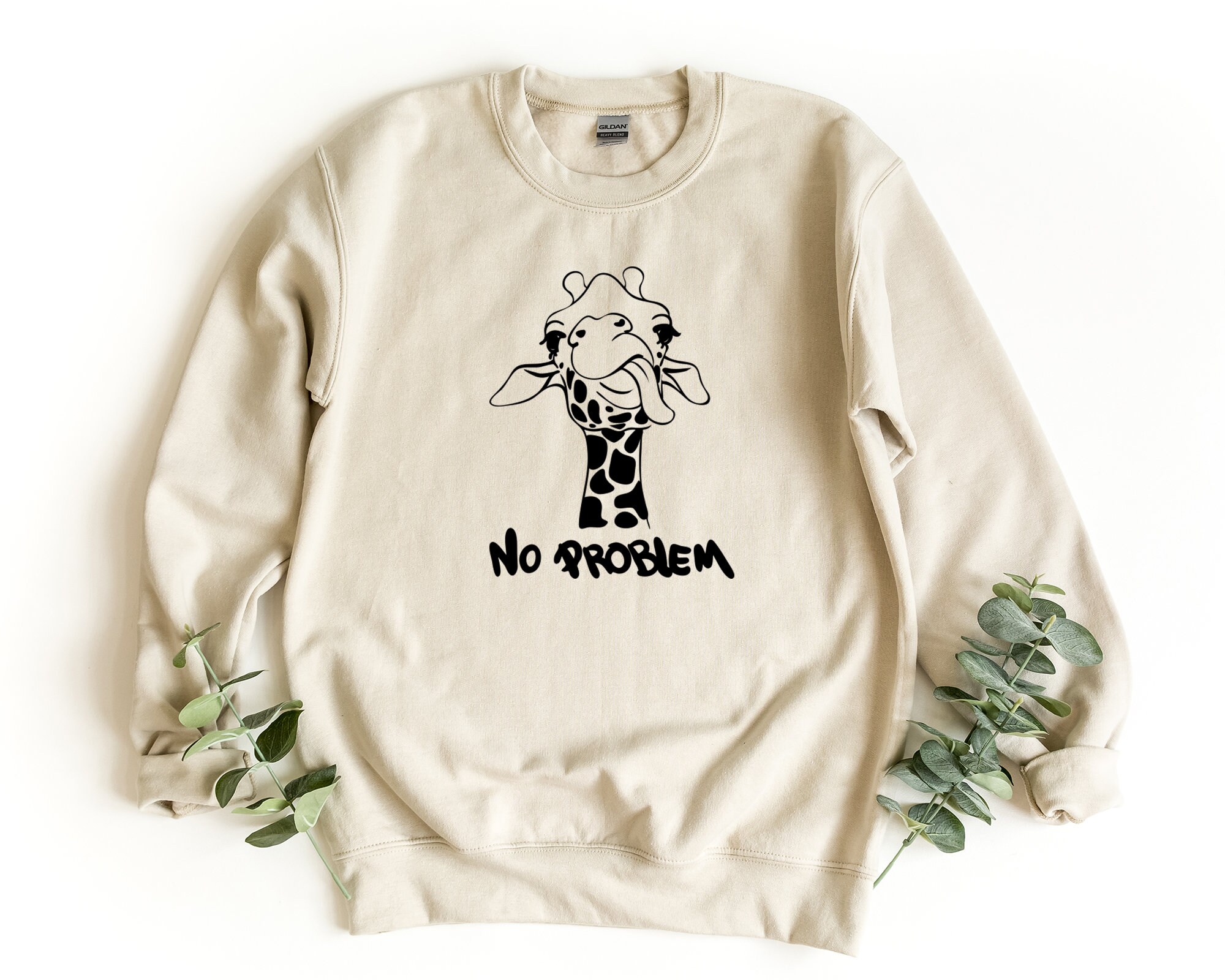 Giraffe Sweatshirt Funny Giraffe 