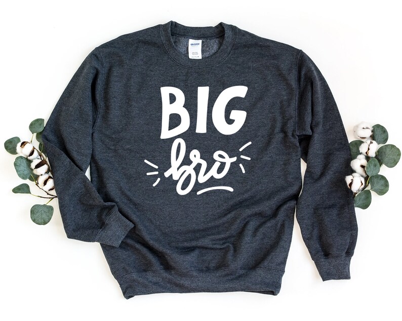 Baby Announcement Gift for Big Brother Sibling Sweatshirt Big Brother Sweatshirt Brother Sweater