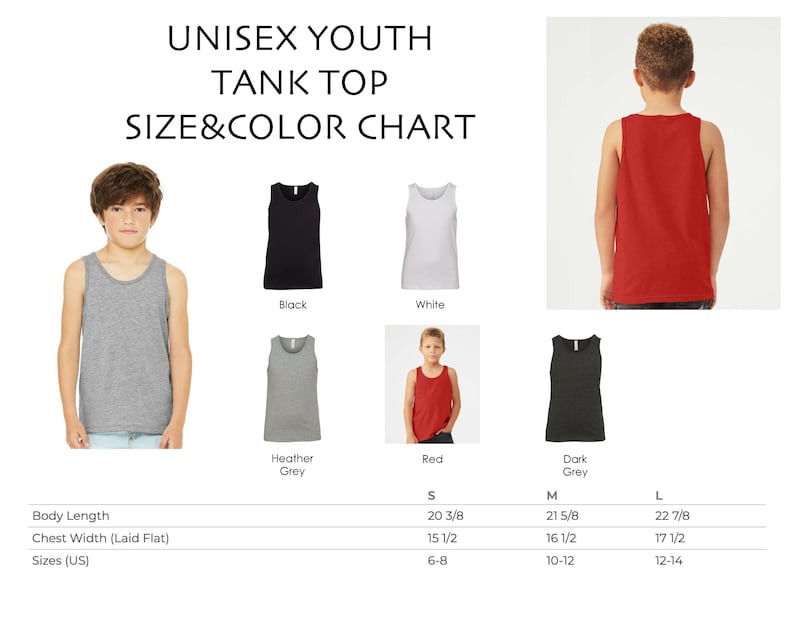 Gepersonaliseerde custom tanktop (voor- en achterkant) afbeelding 5