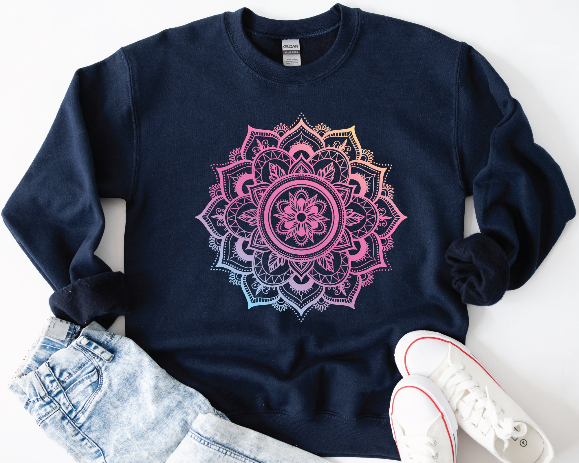 Etavirp MEDITATION Crew Neck Navy M