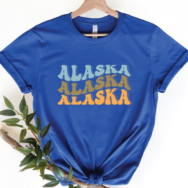 Alaska Shirt, Alaska Vacation Shirt, State Shirt, Alaska Lover Gift, Retro Alaska Shirt, Traveler Shirt, Alaska Gift, Alaskan Souvenir