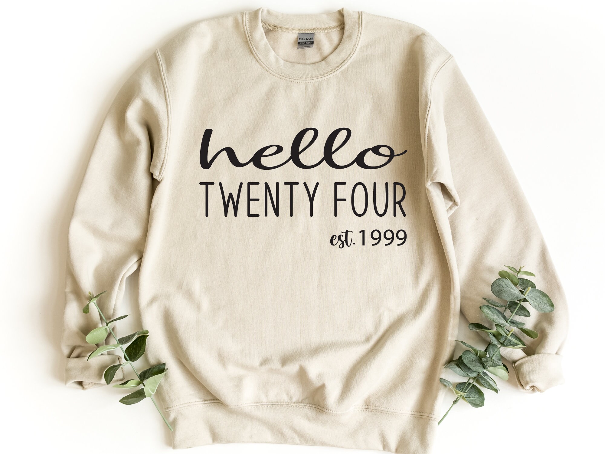 Hello Twenty Four Sweatshirt 24th Birthday Gift Hello 24 - Etsy Canada