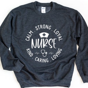 Nurse Long Sweatshirt, Gift For Nurse, Nurse Life Sweatshirt, Nursing Student Sweater, Nursing School Sweater, Nurse Appreciation Sweater