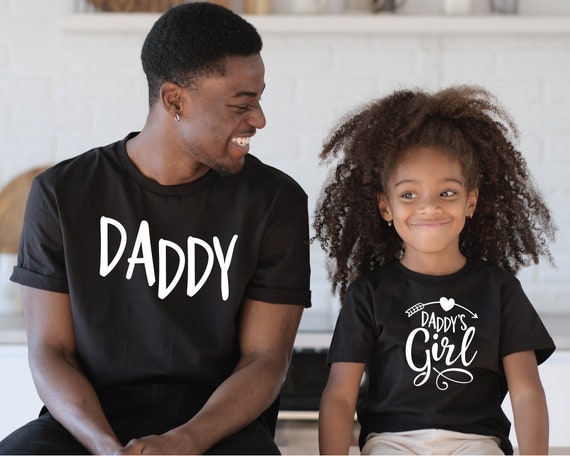 Daddy And Daddys Girl Shirt, Fathers Day Gift, Daddys Girl, Daddy Shirts, Gift For Dad, Matching Daddy And Daughter