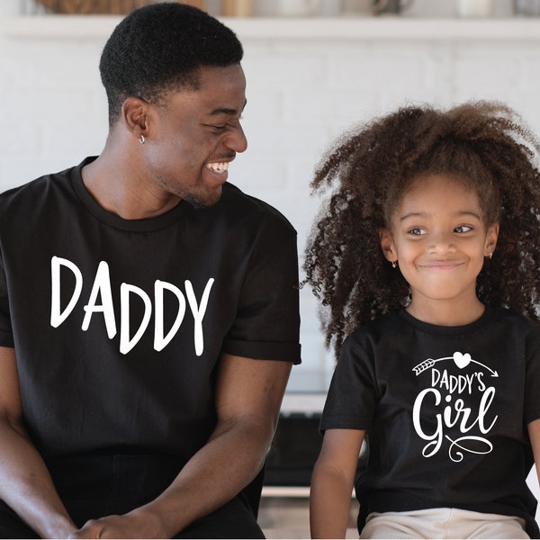 Daddy And Daddys Girl Shirt, Fathers Day Gift, Daddys Girl, Daddy Shirts, Gift For Dad, Matching Daddy And Daughter