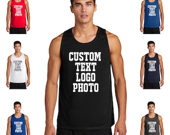 Personalized Quick Dry Tank – Custom Name Workout Shirt for Gym, Running, or Sports | Lightweight & Moisture-Wicking Tank Top