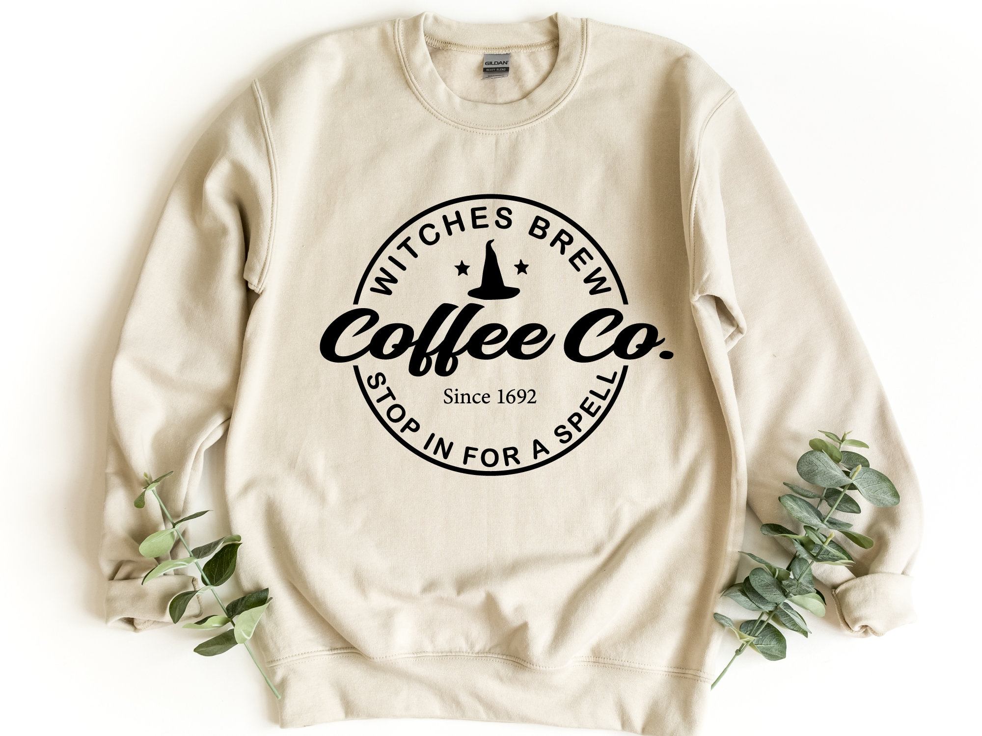 Witches Brew Sweatshirt Halloween Sweatshirt Funny Coffee Co