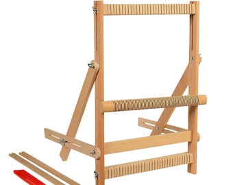 Footed Weaving Loom Set, Modern Weaving Starter Kit, Weave Frame Loom, Weaving Loom Tools, Bulky Yarn Bundle, Design Own Wall,