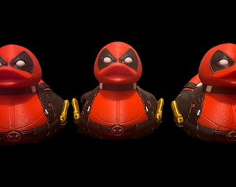 3Dプリントされたデッドプールのアヒル