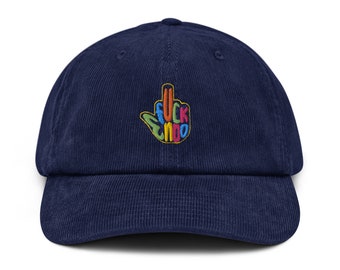 Fuck Endometriosis Endo Awareness Corduroy hat Endometriosis Warrior Baseball Cap Cute Endo Merch gift for Endometriosis Surgery