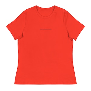 Fuck endometriosis embroidered t-shirt endo warrior endo awareness Poppy