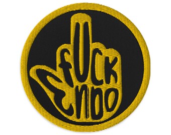 Fuck endo cute embroidered patch for #EndoWarriors great gift for endometriosis awareness month!
