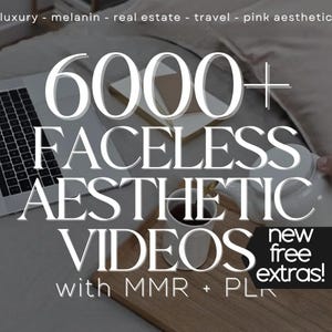 6000+ Aesthetic Faceless Video Reels + Story MRR & PLR resell | Affiliate Marketing, Email, Social Media mrr DFY Instagram Templates Digital