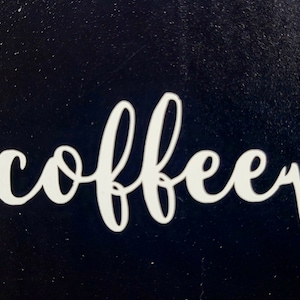 Koffie sticker