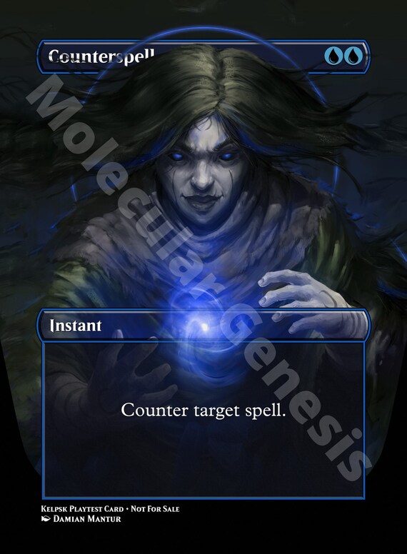 Counterspell High Quality Altered Art Custom Proxy MTG Cards Etsy