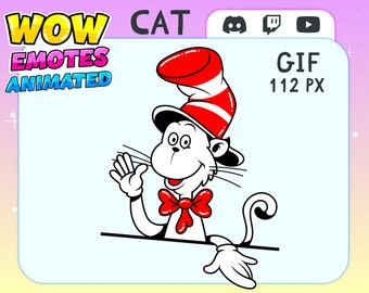 Animated Cat Emote for Twitch Youtube and Discord Cute - Etsy