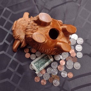 Highland Cow Piggy Bank - Etsy