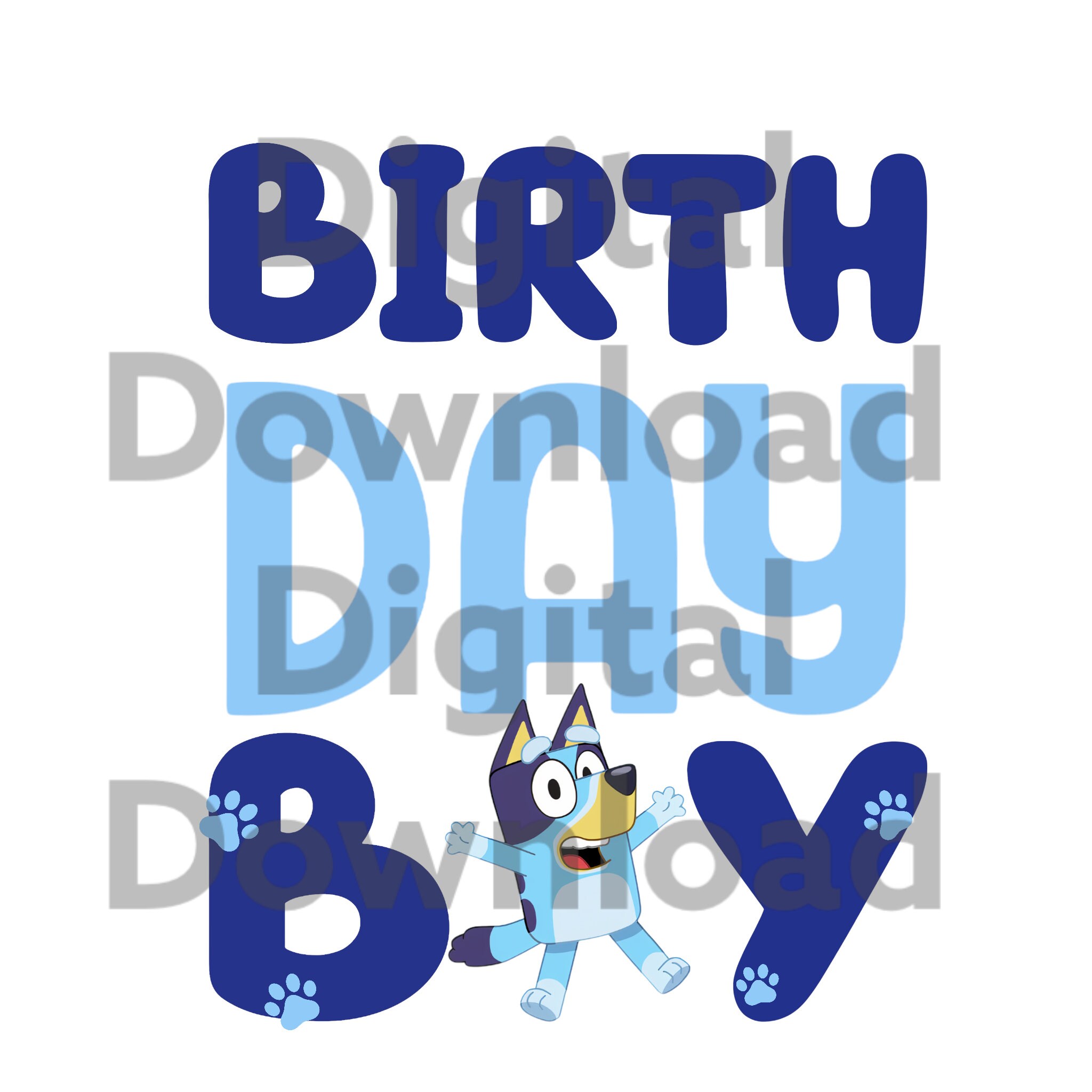 Bluey Card - Etsy