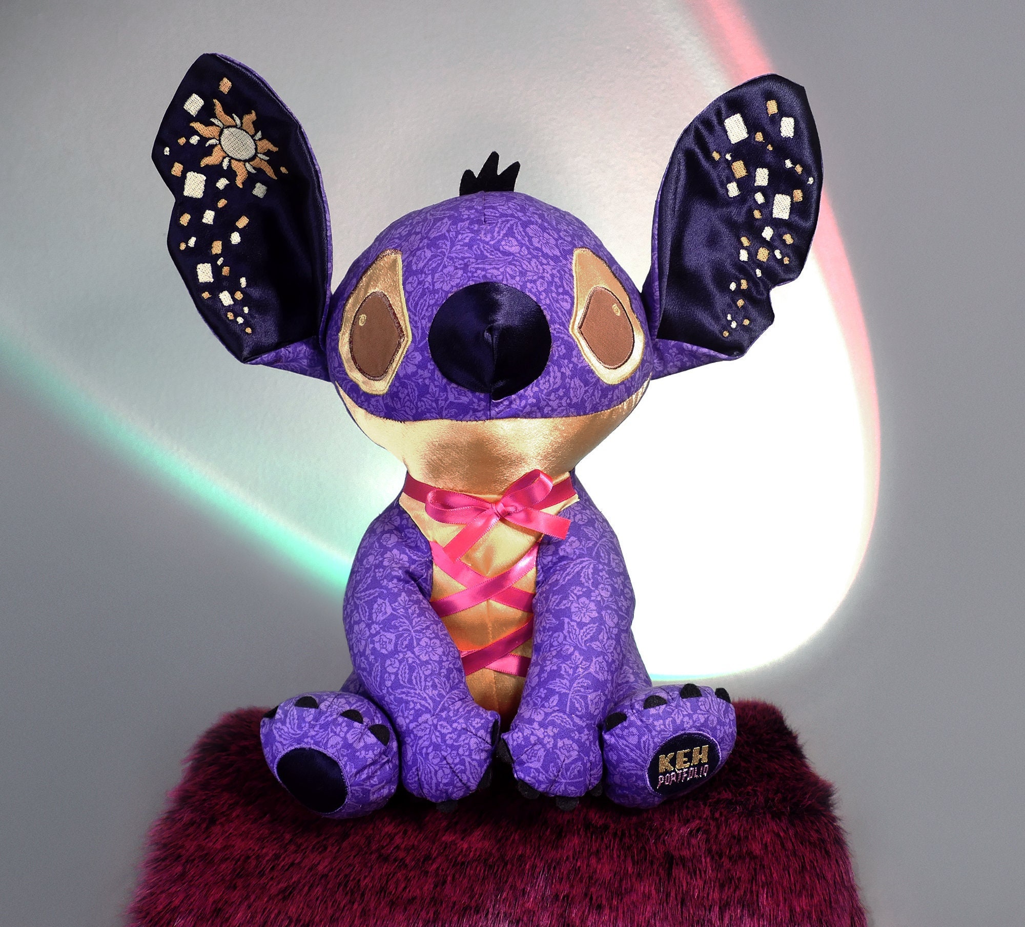 Stitch Crashes Plush - Etsy