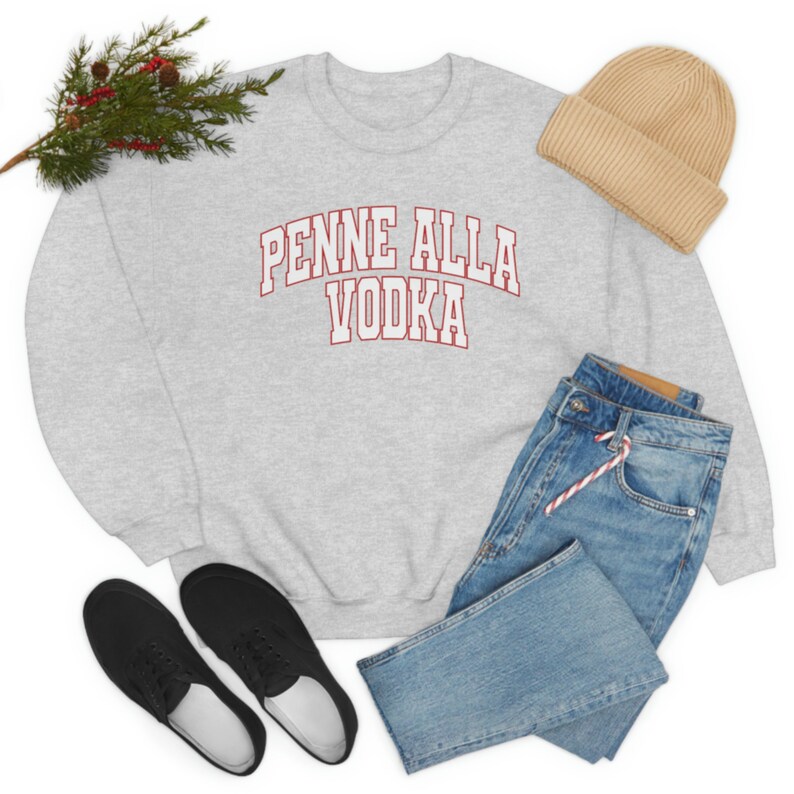 Penne Alla Vodka Crewneck Sweatshirt Pasta Sweatshirt Etsy