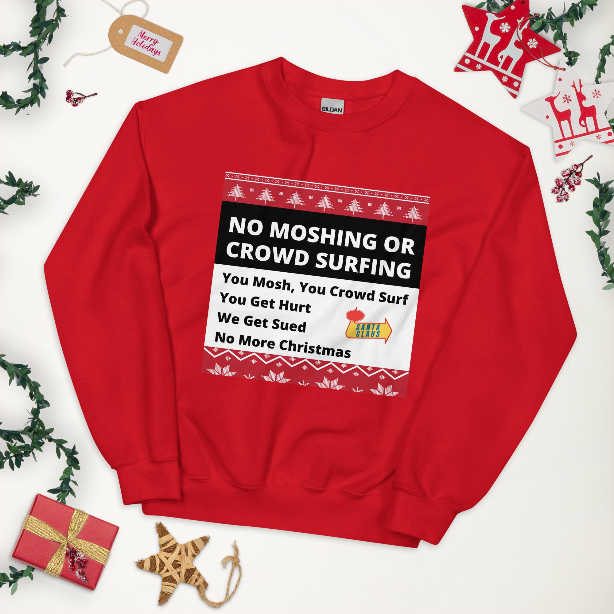 Punk Xmas Sweater - Etsy