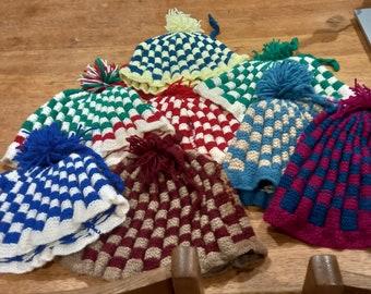 Hand made Vintage design tea cosies, 100% wool