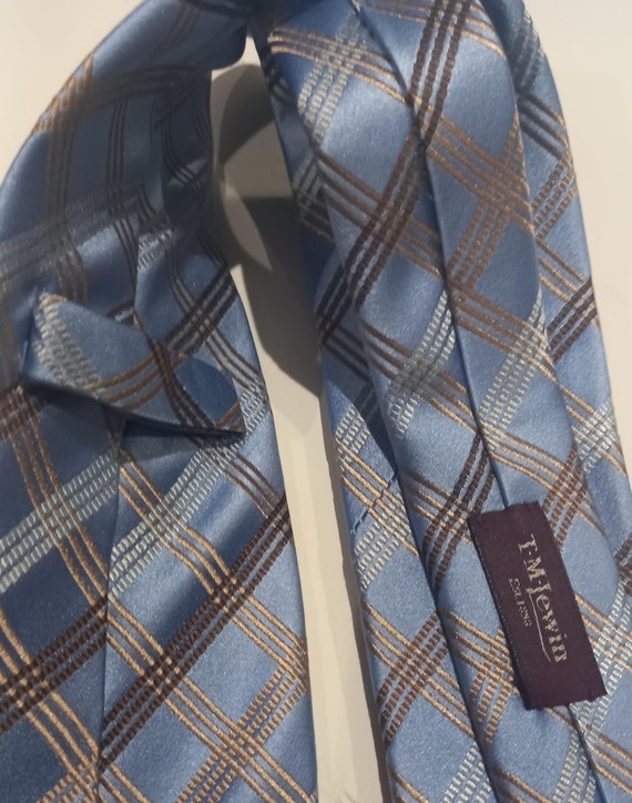 T M Lewin, 100% silk tie. Never worn. - image 2