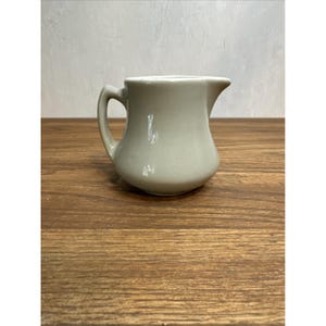 SHENANGO CHINA Inca Ware Creamer Syrup Pitcher Restaurant Ware Beige Vintage