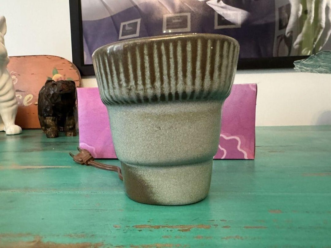 Frankoma Pottery Bug Zapper in Woodland Moss. Rare Vintage - Etsy