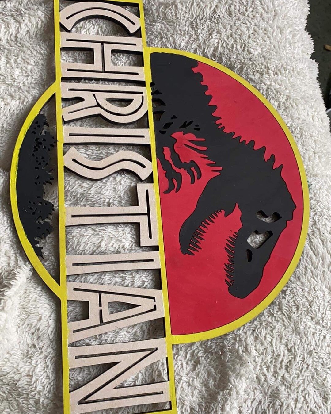 Jurassic Park Themed Wall Plaques Etsy