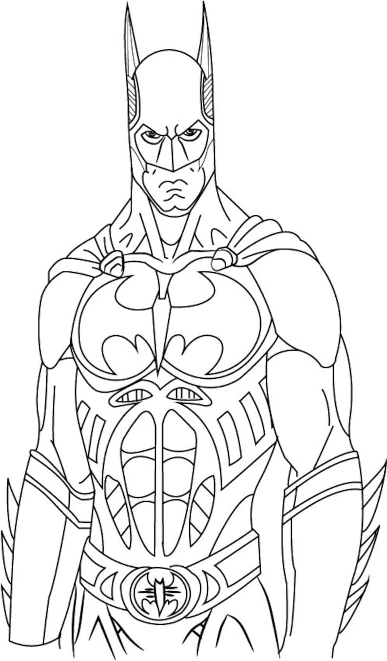 Best Gift Super Hero Coloring Pages 50 Pages PDF Coloring Pages for ...