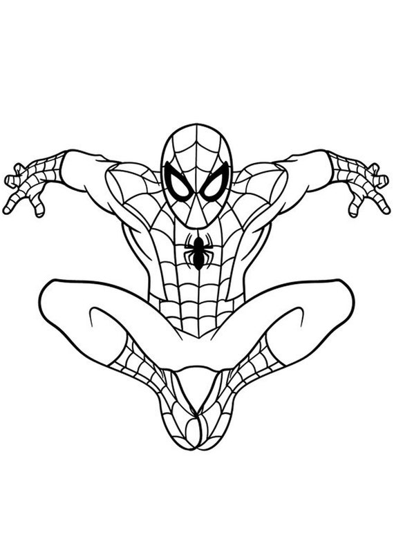 550 Spiderman Cartoon Coloring Pages  HD